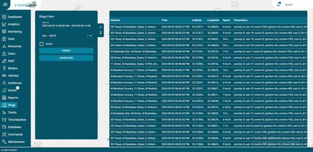 Flotilla IoT Dlogs