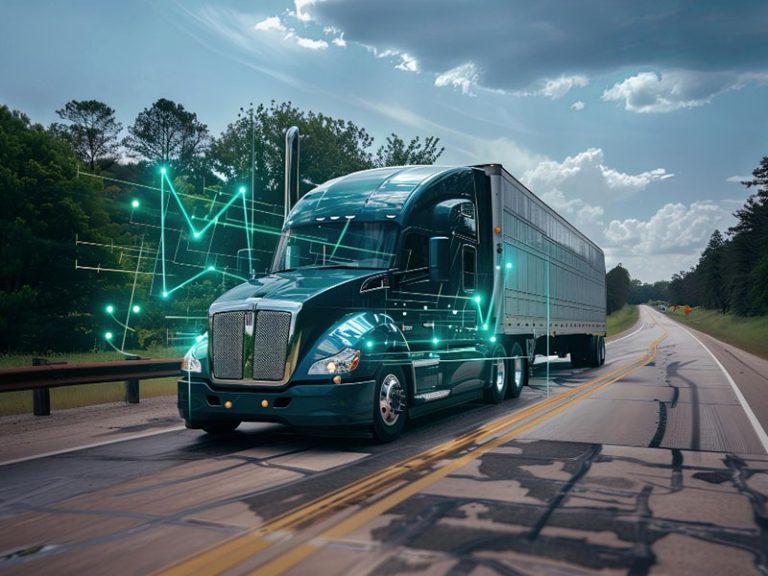 Flotilla IoT dashboard showing real-time fleet tracking, driver behavior monitoring, and fleet analytics for strategic business insights